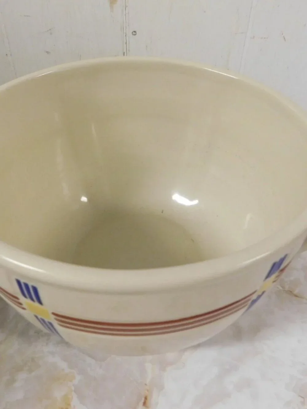 *** Longaberger Classic Bold Plaid Batter Bowl 2 Quart ***